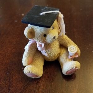 Cherished Teddies graduation bear pink
